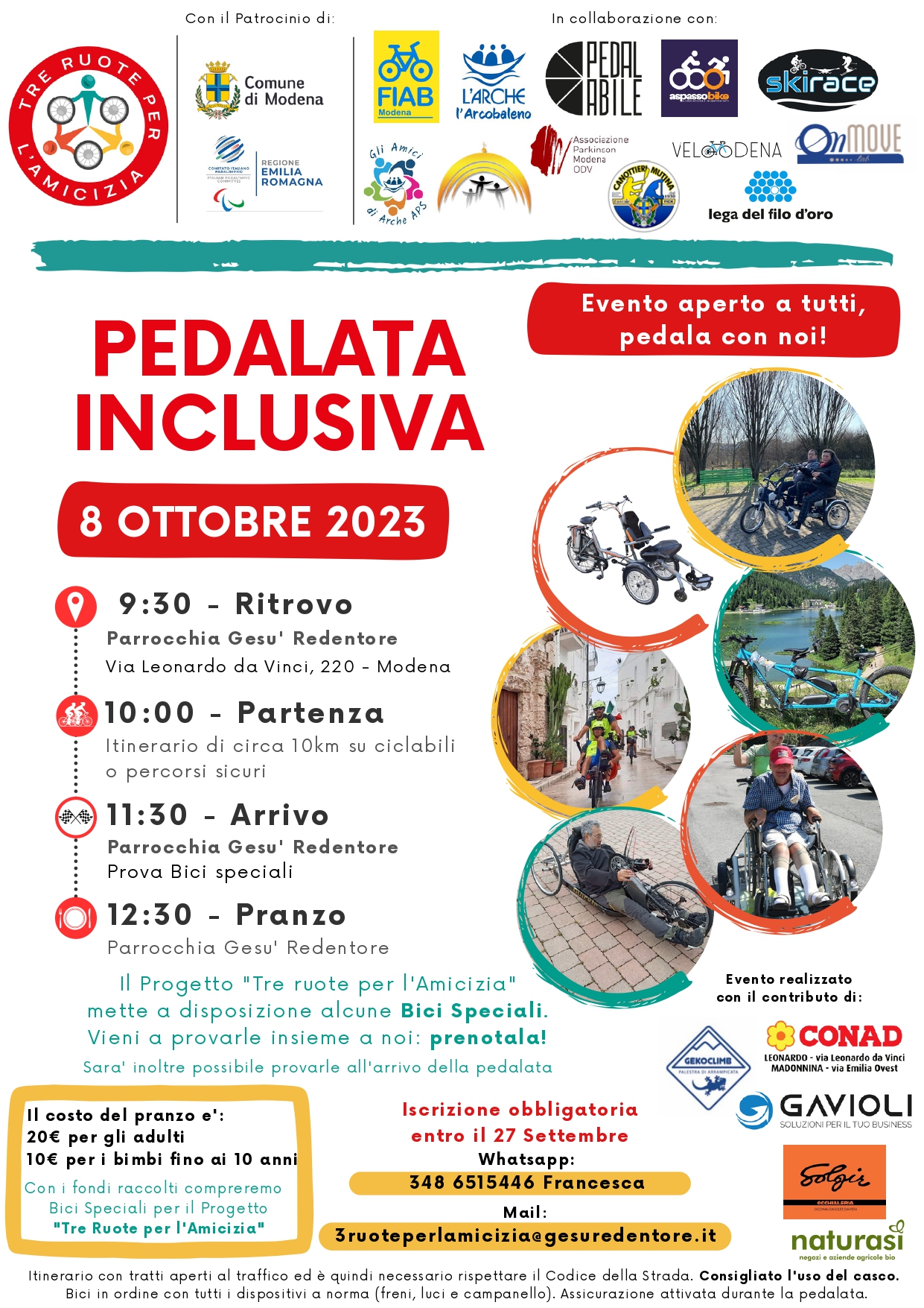Pedalata Inclusiva 8 Ottobre